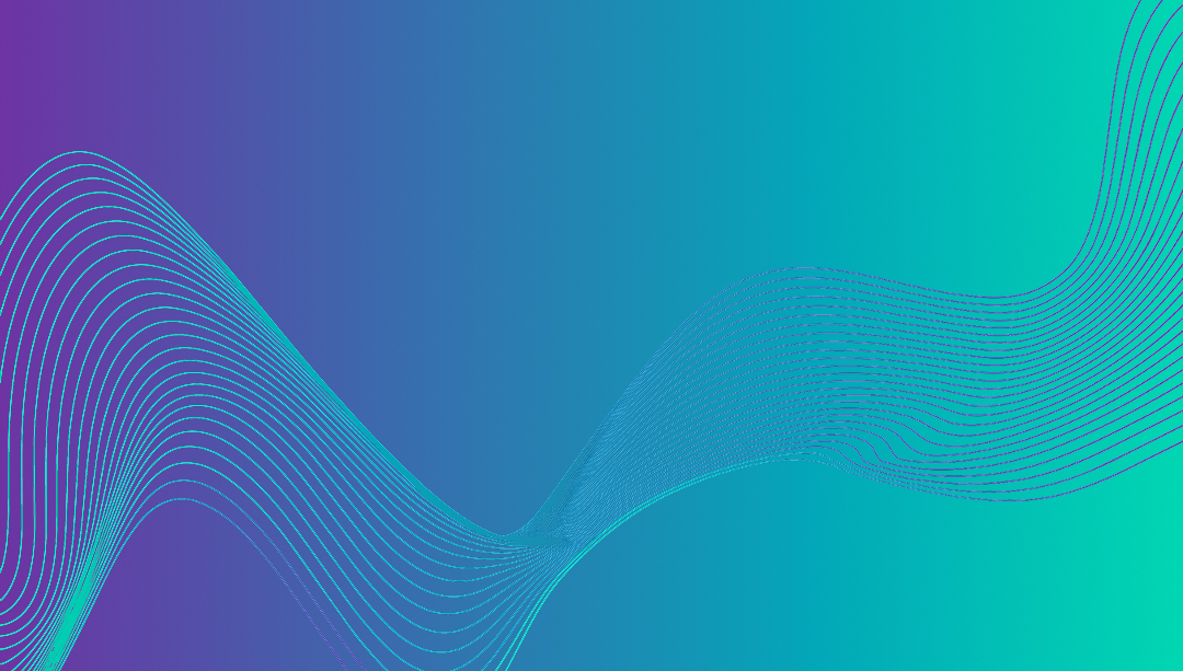 Wavy line on gradient background